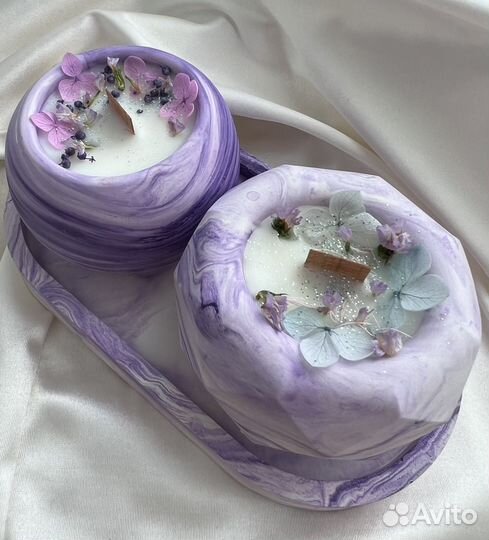 Свеча соевая ручной работы