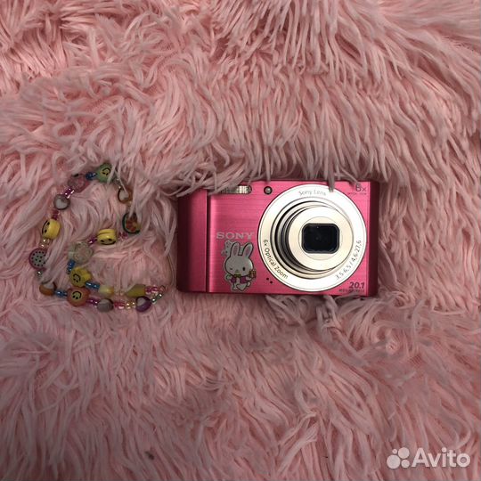 Фотоаппарат sony cyber shot розовый