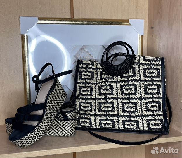 Сумка hm + босоножки Benetton (40) цена за все