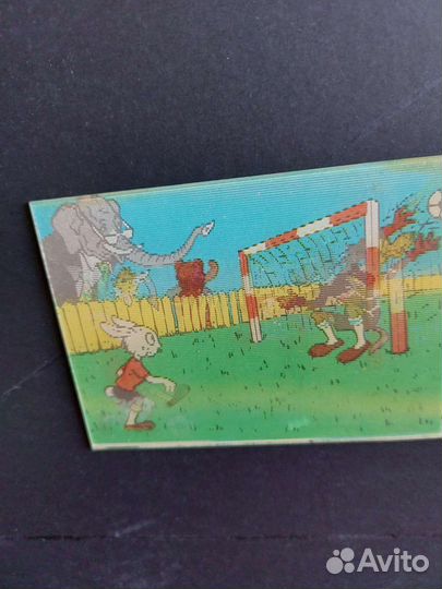 Календарик переливной.Редкий.Футбол. 1975