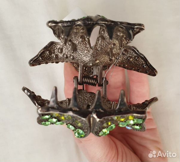 Заколка крабик металлическая корейская