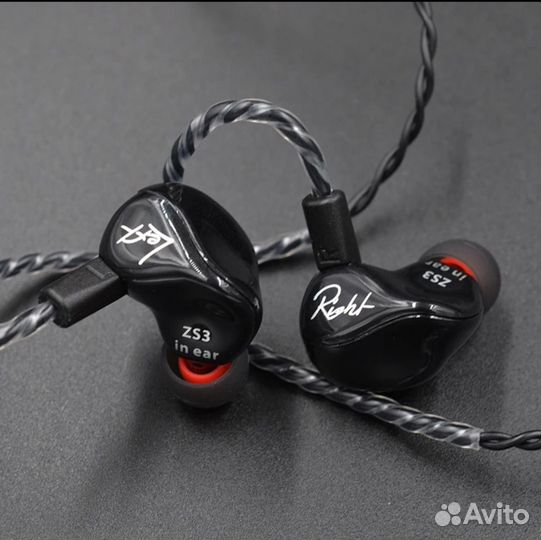 Наушники-вкладыши KZ ZS3 1DD, Hi-Fi