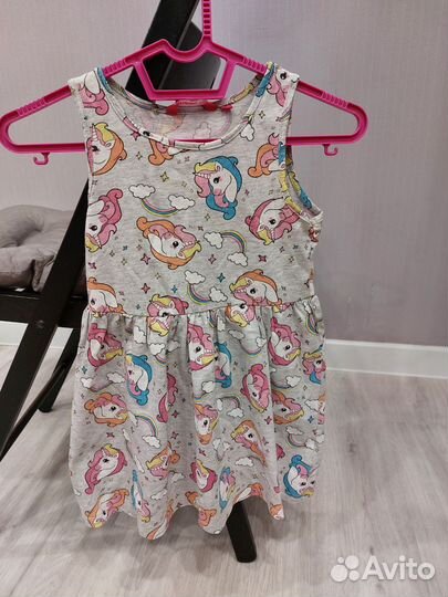 Летнее платье для девочки 116