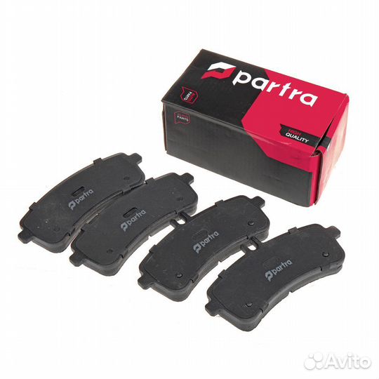 Тормозные колодки задние partra BP6188