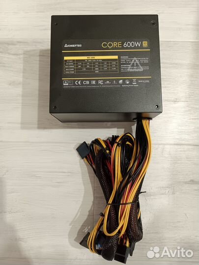 Блок питания Chieftec 600w gold 80+