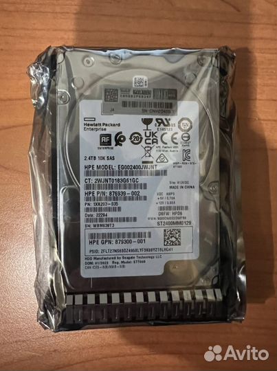 Жесткий диск HP 2.4TB 10K 12G SAS 2.5