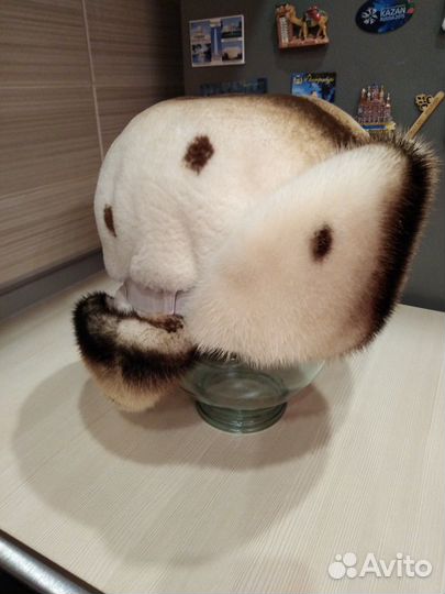 Шапка норковая женская