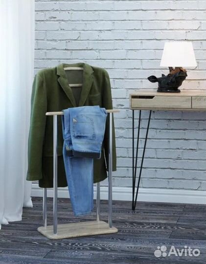 Вешалка костюмная Элдридж дуб беленый (6560)