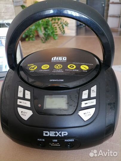 Cd проигрыватель dexp