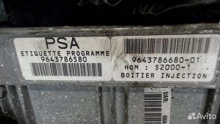 Блок управления двигателем Citroen Xsara-Picasso