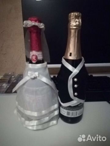 Украшение на бутылку