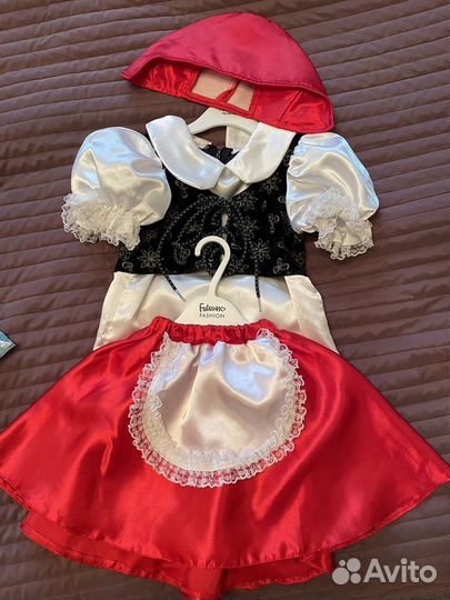 Костюм красной шапочки 104-110