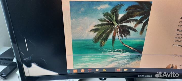 Монитор Samsung C27F397FH, 27 дюймов, изогнутый