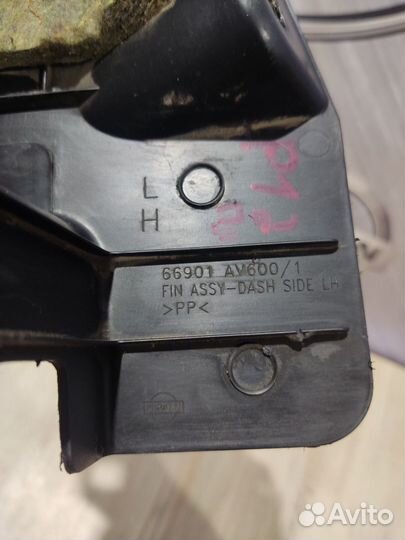 Накладка порога на порог Nissan primera P12 Лев