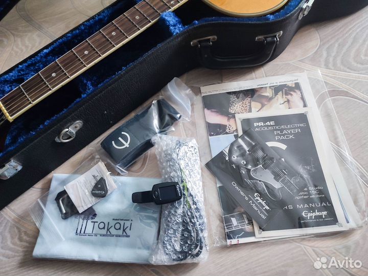 Гитара электроакустическая epiphone PR-4E NA Новая