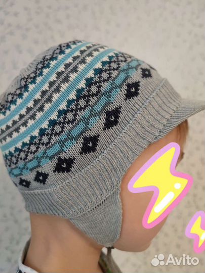 Шапочка хлопок 4-5 лет
