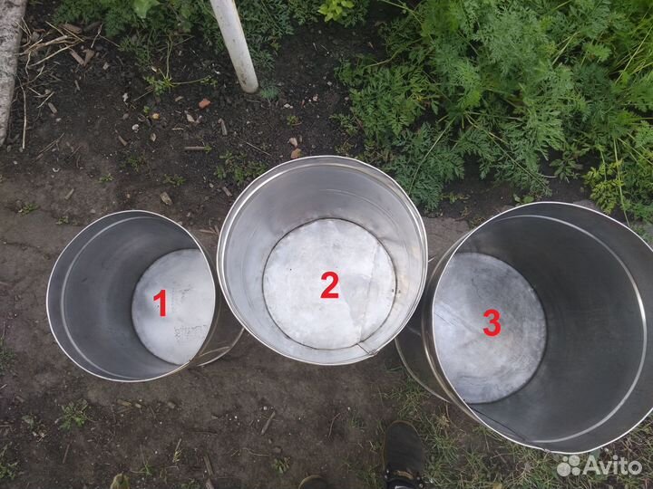 Баки из нержавейющей стали 35, 60, 75 л