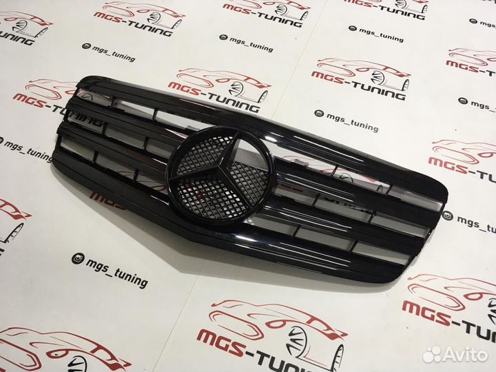 Решетка Mercedes E-class w211 06-09 Black