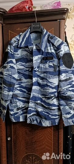 Военная форма, синий камыш