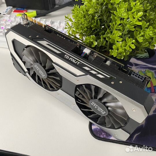 Видеокарта palit GTX 1070 super jetstream