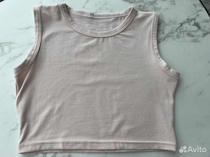 Топ женский летний черный белый бежевый