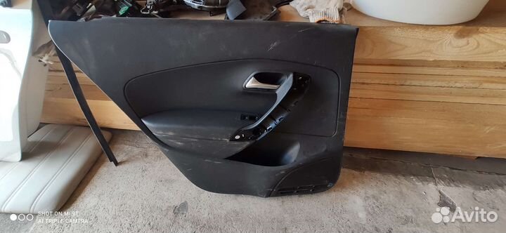 Дверь задняя левая на volkswagen polo седан 2012 г