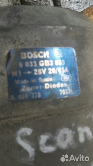 Генератор Scania R164 DC16 02 L01 2001