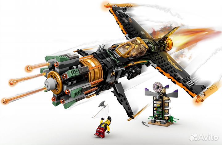 Lego Ninjago 71736 Скорострельный истребитель Коул