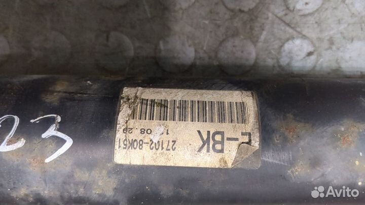 Кардан Suzuki Grand Vitara, 2012