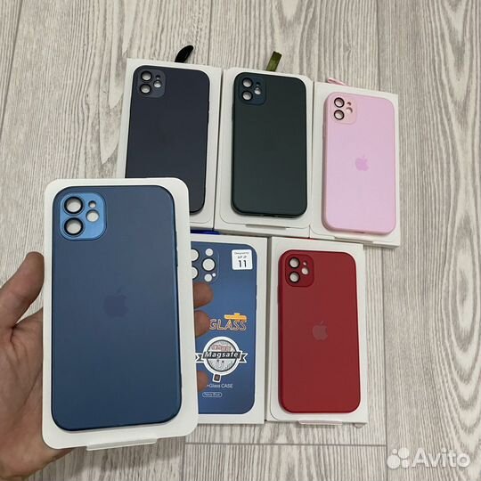 Чехлы на iPhone 11 матовые Magsafe Premium