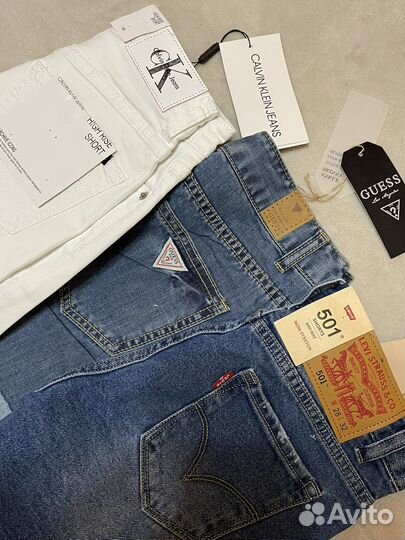 Шорты Levis, CKJ, Guess