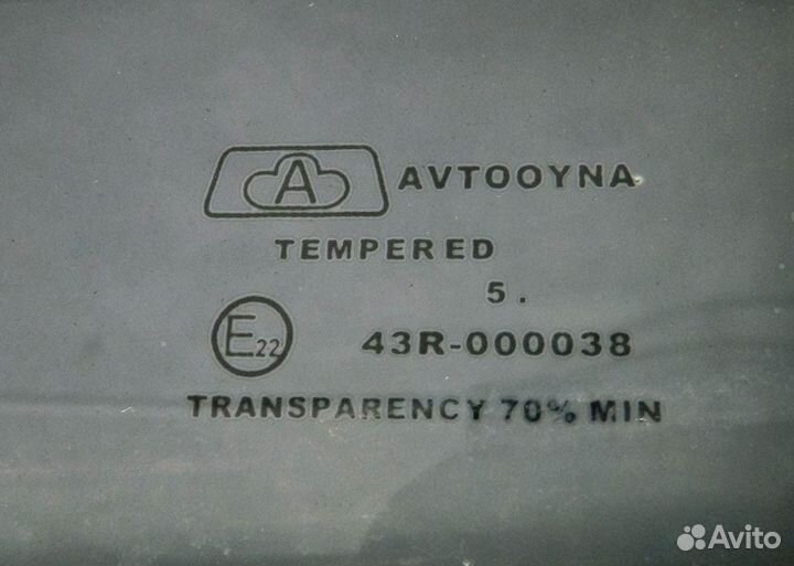 Стекло двери задней левой Nexia