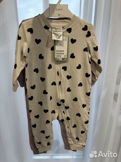 Набор слипов для девочки H&M 74р