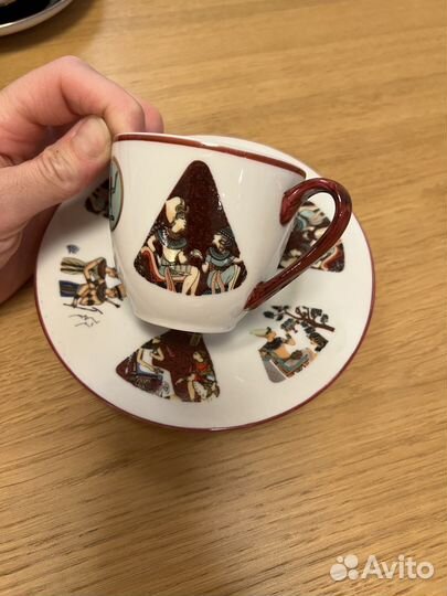 Чашка с блюдцем кофейная