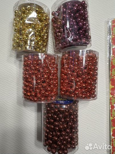 Гирлянды, украшения на елку