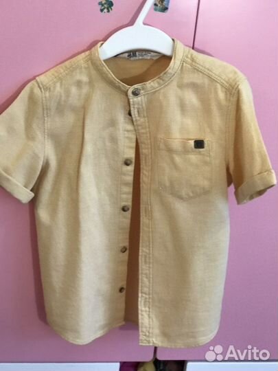 Рубашка для мальчика h&m 110