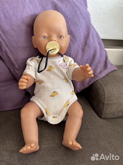 Беби борн. Интерактивная кукла и кровать