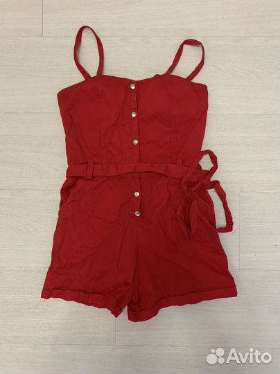 Комбинезон женский красный