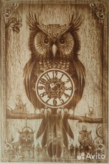 Картина, портрет на дереве