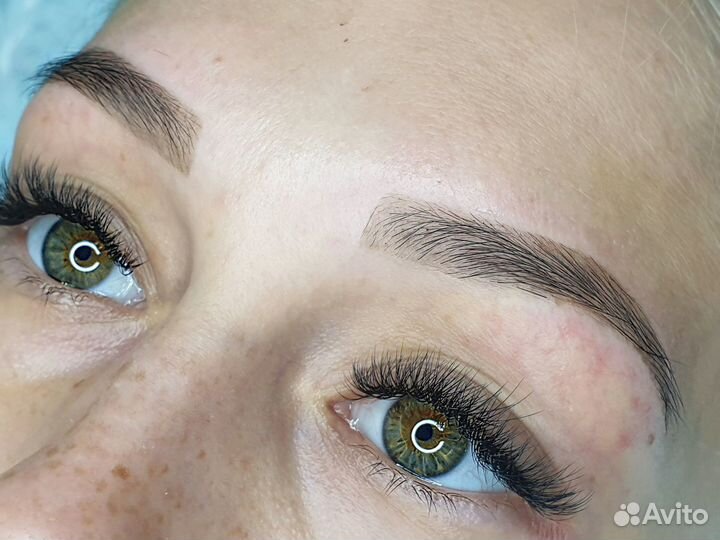 Долговременная укладка/окрашивание бровей