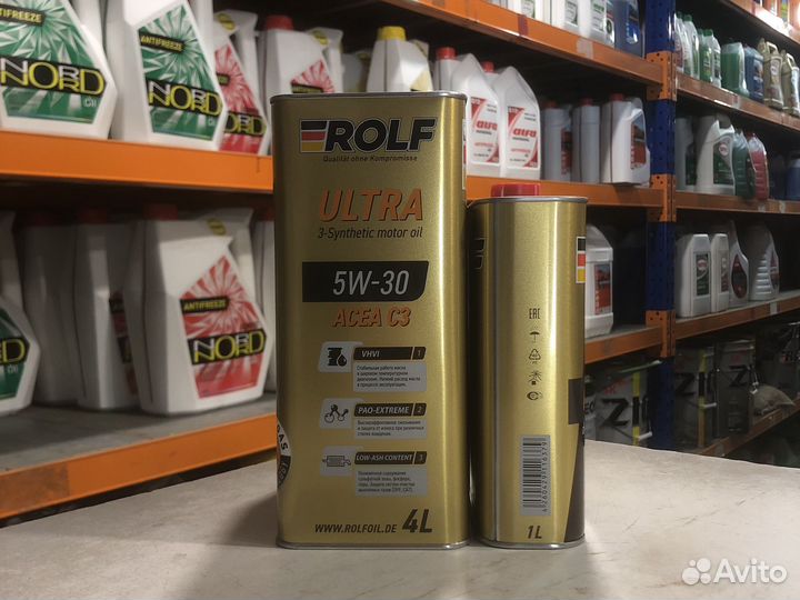 Масло моторное Rolf Ultra C3 5w30 4л