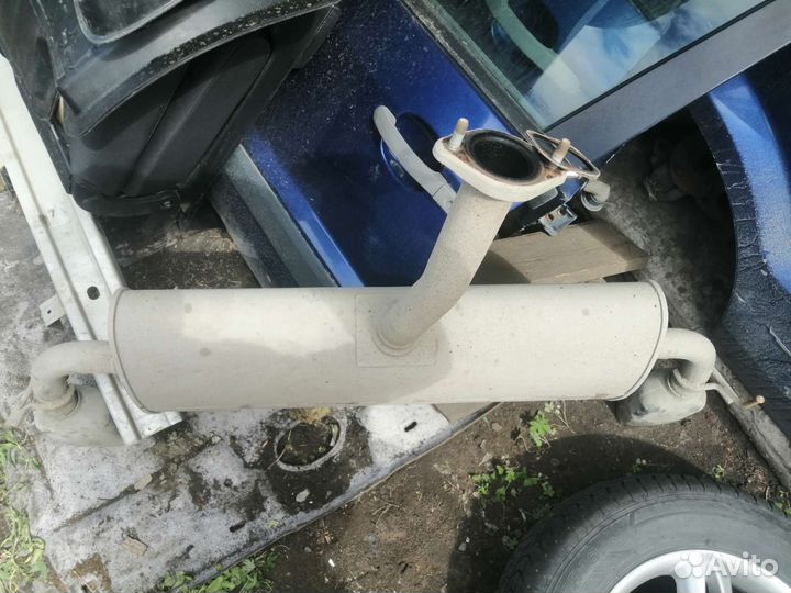 Глушитель задняя банка на ssangyong actyon New