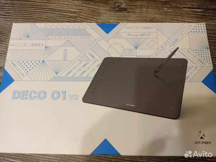 Графический планшет xp pen deco 01 v2