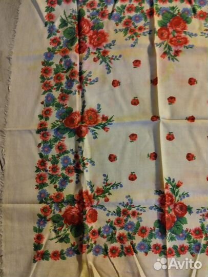 Павловопосадский платок шерсть СССР