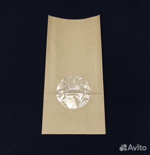 Крафт пакеты с окном