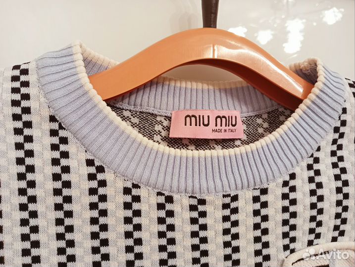 Платье+жакет miu miu, размер 42