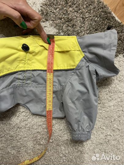 Дождевик для маленькой собаки