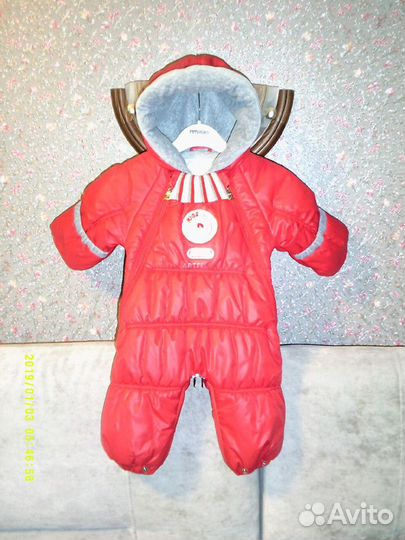 Комбинезон зимний р-р. 62-68 для девочки artel
