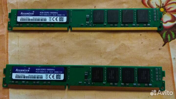Память для пк samsung ddr 3 8gb(4x2gb) 1333MHz