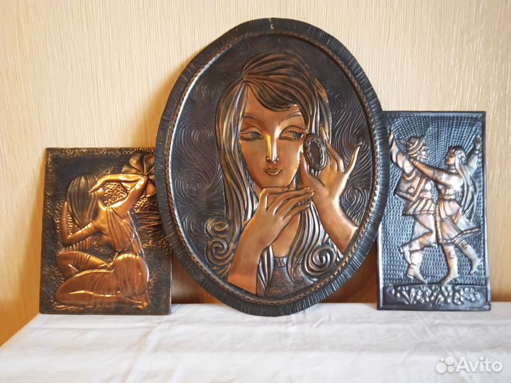 Чеканка медная СССР